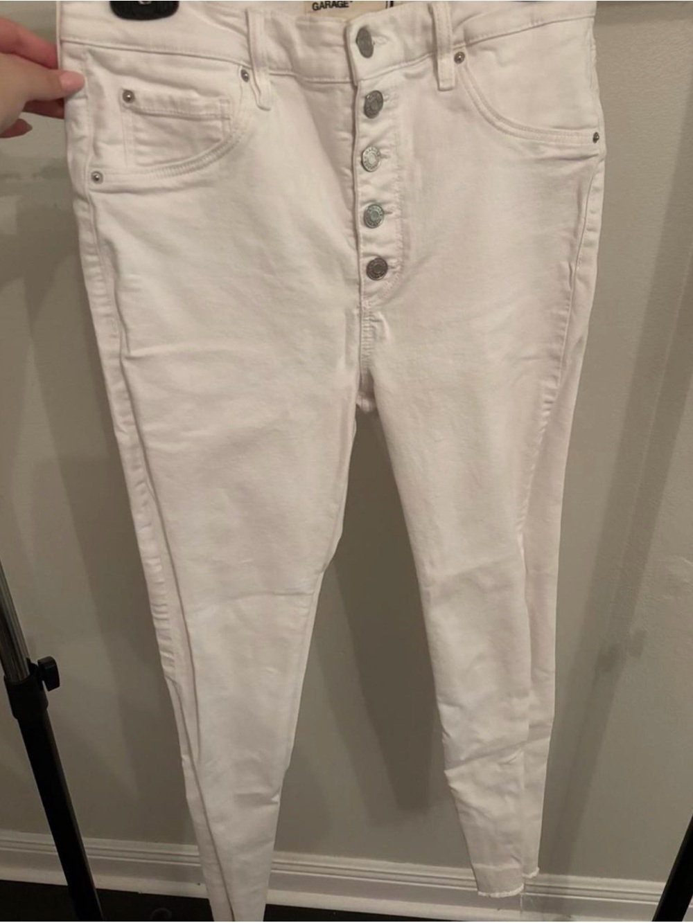 White garage jeans size 11